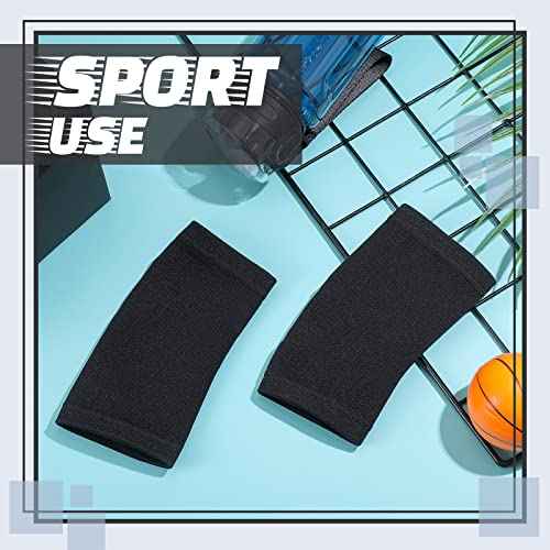 Tarpop 3 Pair Ankle Compression Sleeves for Kids Ankle Brace Compression Sleeves Foot Arch Sock for Girls Sports Running Dance Fitness Gymnastics(Black,Medium)