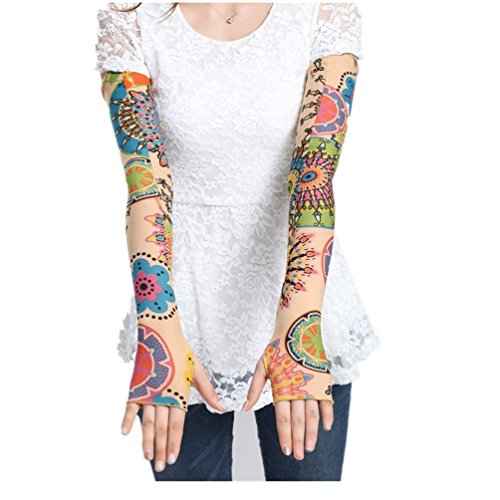 Cooling Arm Sleeves Cow Print UV Protection Hands Arm Cover Long Arm Sleeve Glove