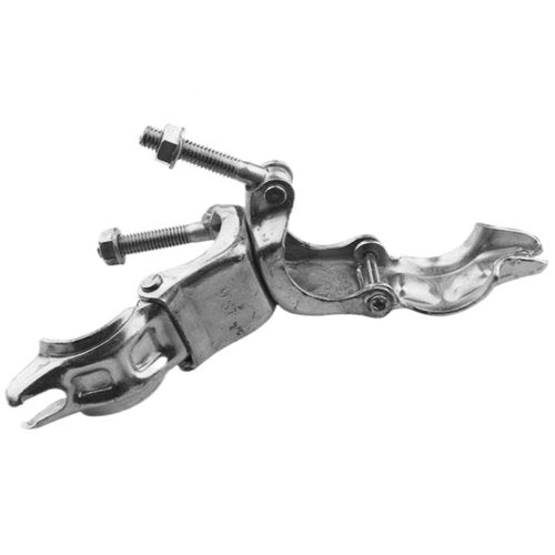 PHLKJL Scaffolding Clamps, British Type, For 1-3/4" to 1-9/10" OD Tube, Swivel at Any Angles,Galvanized, 4 Pack (XZKJ48)