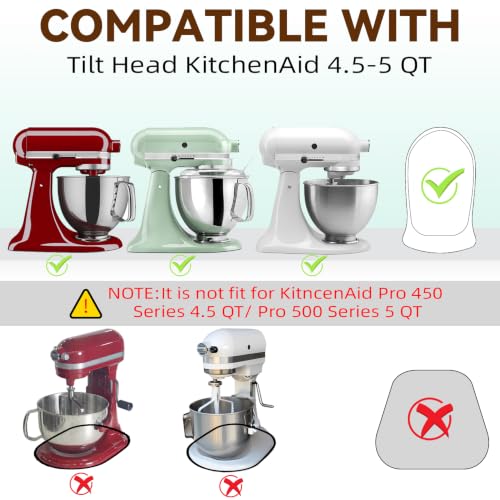 MLKSI 2-in-1 Mixer Slider with Storage for KitchenAid 4.5-5 Qt Tilt Head Mixer - 5 QT