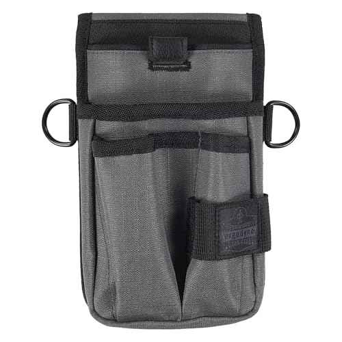 Ergodyne Squids 5568 Tool Pouch, Utility Knife Holster, Scanner Device Holder, Cell Phone Pocket, Belt Loop Attachment