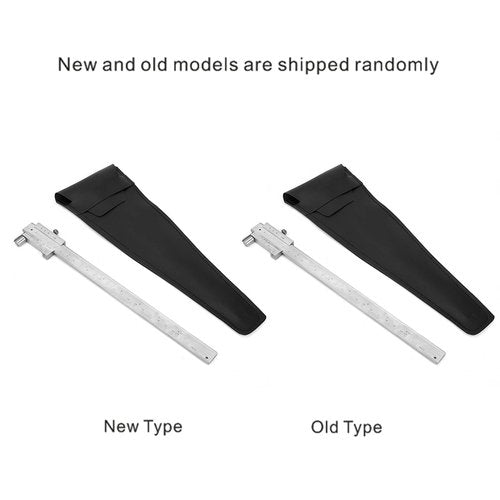 Kodrily 200mm Scribing Caliper, 8in Vernier Calipers, Stainless Steel Parallel Cross Caliper Gauges, Metal Marking Tool with PU Leather Bag for Industry Marking, 1Pcs