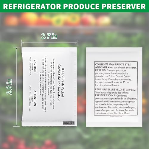 Refrigerator Produce Preserver W10346771A Pack of 6 (Includes 3 Replacement Sets)