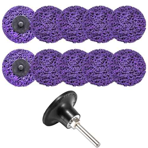 Strip Discs Quick Sanding Discs Stripping Wheel Stripper Abrasive Wheel for Drill, Strip Paint Clean Welds Remove Metal Wood Rust Scale & Oxidation (2INCH-10Pack)