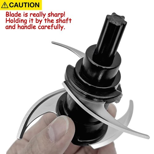 Blade for Ninja Food Chopper Bowl 16oz, Replacement Blade Part Compatible with Ninja Chopper Express NJ110GR丨QB900B Master Prep Food Processor丨QB1004 Blender