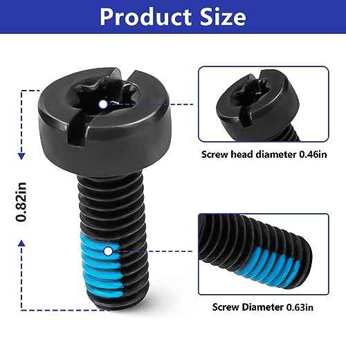 394589-01 Replacement for Dewalt Miter Saw Screw Series- Compatible with 1710, 3660, 3680, DHS716AB, DHS716AT2, DHS716T2,DHS790, DHS790AB, DWS715, Dws779 Type (2 Pack)