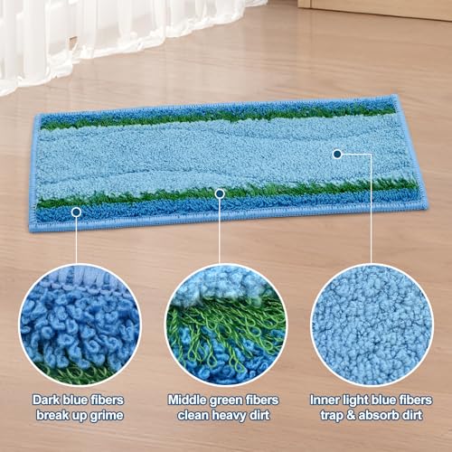 DLAIMI 8 Pack Mop Pads for iRobot Braava Jet M6 M6012 6110 6112 6113 – Reusable Microfiber Deep Clean
