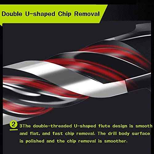 6PCS Ceramic Tile Drill Bits, Mgtgbao Masonry Drill Bits Set for Glass, Brick, Tile, Concrete, Plastic and Wood Tungsten Carbide Tip for Wall Mirror and Ceramic Tile with Size (6mm-12mm).