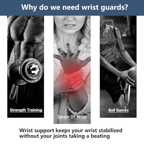 2 Pack Wrist Wraps for Sports Protection and Pain Relief, Adjustable Wrist Support Strap for Tendonitis, Working Out, Weightlifting,Strength Training,Kettlebell,Unisex(Skin)