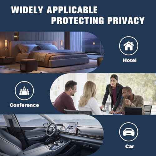 Hidden Camera Detectors, Portable Camera Detectors, Bug Detector Rf Wireless Signal Scanner, GPS Tracker Detector for Home, Hotel, Travel, Office, Bathroom, 6 Levels Sensitivity