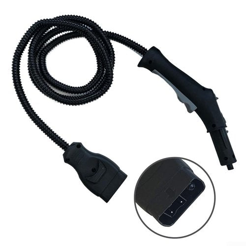 2.5m/98ft Connection Hose With Handle And Switch Fit For Karcher For SG2/2 SG4/4 SC5 SCS.800C Steam Cleaner, For SC5Premium, SC5+Iron Kit, SC5 Premium + Iron Kit
