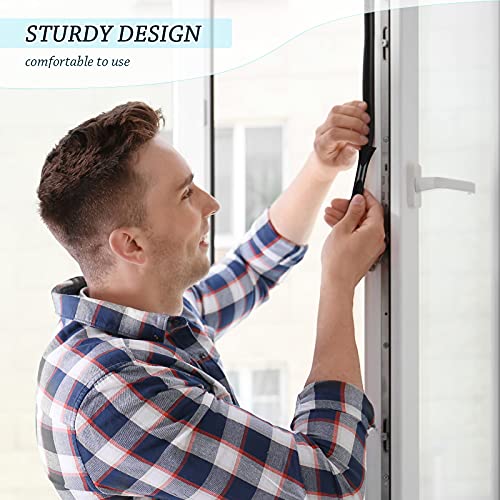 Honoson Non-scratch Plastic Scraper Tool Carbon Fiber Plastic Cleaning Tool Pen-shaped Stiff Scraper for Kitchen Sticker Scratch Cleaning(White¡¢blue¡¢green,6 Pieces)