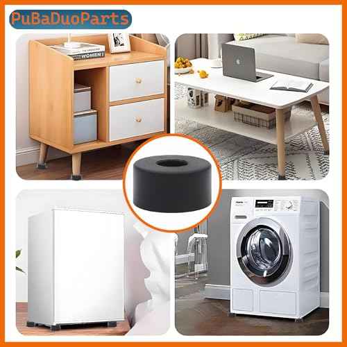 [4-Pack] 192310GS Anti Vibration Rubber Feet for Air Compressors, Generators & Pressure Washers Isolation Pads Compatible with Coleman Powermate 094-0026, Sanborn E106661, D091007