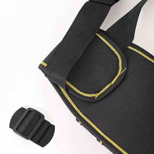 Tool Belt, Small Tool Pouch with Belt Clip, Electrician Tool Pouch, Tool Belts for Men, Utility Pouch with Adjustable Belt for Electrician,Carpenter,Construction,7 Pocket Organizer