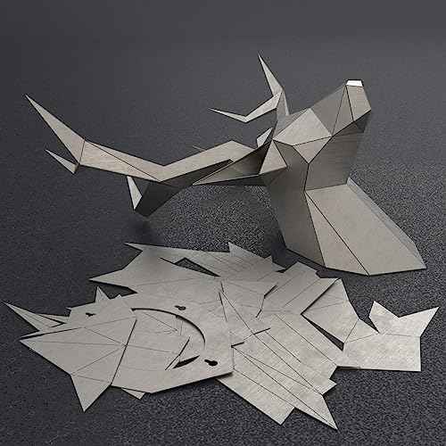 Deer Head Welding kit For Beginners Practice, 201 stainless steel Welding Coupons, Welding Training Metal Suitable For TIG, MIG, Gas, Arc, Stick, DIY Welding Practice Kit£¨15 pcs£©