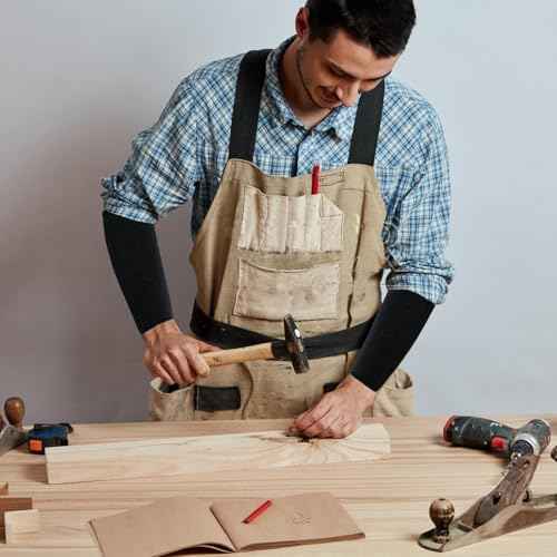 2 Pairs Arm Protection Sleeves Cut Burn Resistant Sleeve Anti Abrasion Forearm Cover Protector for Men Thin Skin