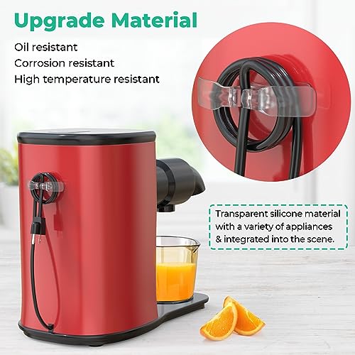 Upgraded Cord Organizer 5Pcs for Kitchen Appliances | Cord Holder & Wrapper for Air Fryer, Coffee Maker, Blender, Toaster