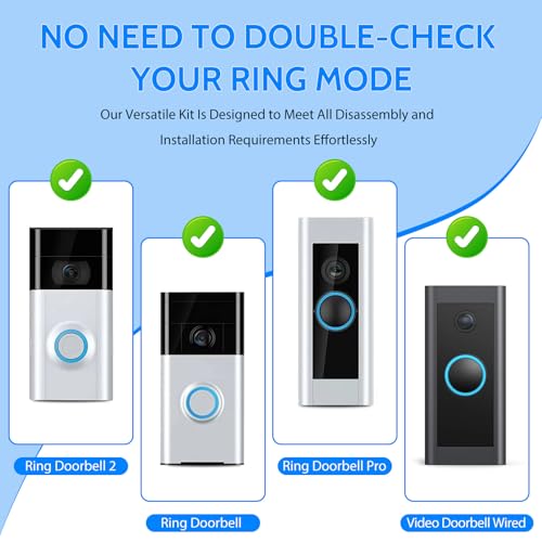 Ring Doorbell Screwdriver for ALL Models Ring Video Doorbell 4-in-1 Doorbell Maintenance Kit