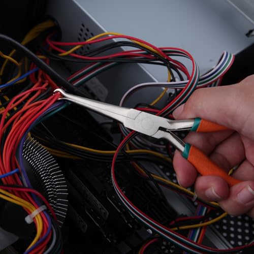 SPEEDWOX 5.5 Inch Hose Grip Pliers - Ring Nose Pliers, Spark Plug Removal, Cable Clamp Tool