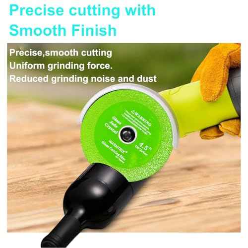 5 pcs Glass Cutting Disc for Angle Grinder, 4-1/2" X 7/8¡±Ceramic Tile Cutter Blade