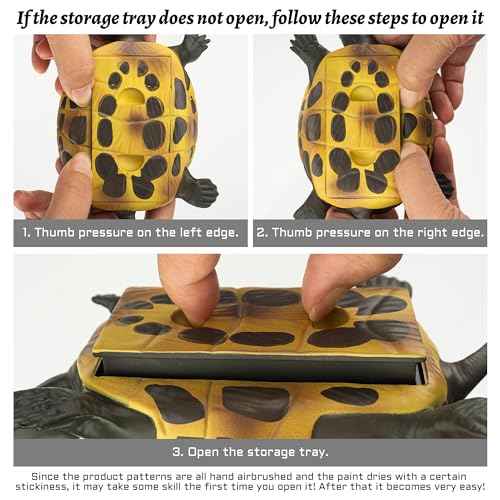 Spare Key Hider Turtle Shape Garden Decoration Safe Holder for Outdoor Yard Large Size Design (3.8¡¿5.7¡¿1.6 inchs)