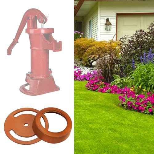 Pitcher Pump Well Kit with No.2 Pitcher Pump Replacement Parts - Includes Lower Valve Leathers and Leather Cups for Hand Well Pump - Pitcher Pump Parts for Repair and Maintenance.
