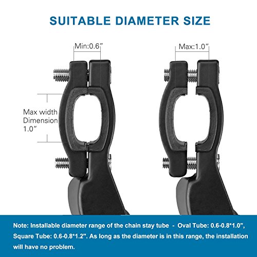 Adjustable Bicycle Kickstand, Bike Side Support Kick Stand for 22 24 26 Inch Mountain Bike and 700 Road Bike