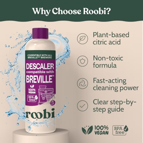 Breville Compatible Descaling Solution 2 Pack | Roobi Descaling Solution