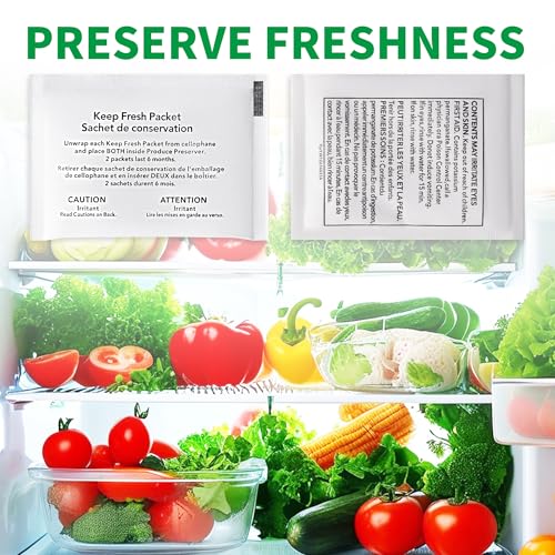 Refrigerator Produce Preserver W10346771A Pack of 6 (Includes 3 Replacement Sets)