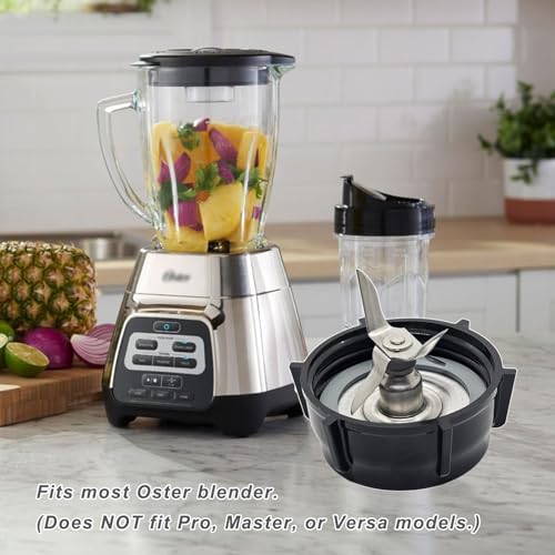 Oster Blender Replacement Parts Kit with 4-Point Ice Blade, Jar Base & Gasket