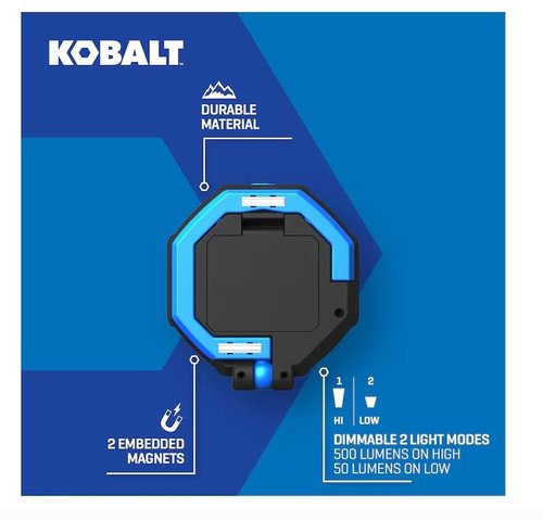 K.balt1.5-Volt 500 -Lumens Battery-Operated Portable Work Light 3 -Batteries Included