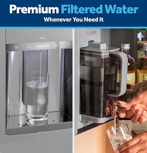 GE XWFE Refrigerator Water Filter 1-Pack - Genuine Fit & Reduces 70+ Impurities