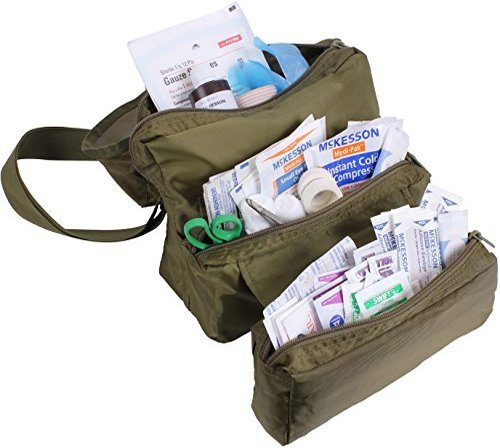 Rothco Military Style Medical Kit Bag Olive Drab First Aid Organizer