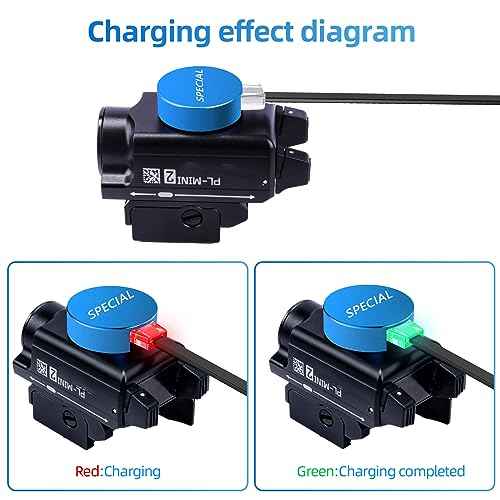 MCC S Magnetic Charger Compatible with Olight Baldr S/S BL/mini/RL Mini, PL Mini and PL-Mini2, Replacement Charging Cable for Flash Light, 3.3 FT/1M