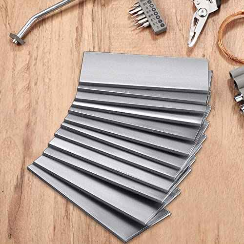 Zonon 12 Pieces Welding Coupons for Training (1-1/2 x 6) Welding Kit 11 Gauge Mild Steel Plate DIY Tig Equipment for Mig Stick Brazing Gas