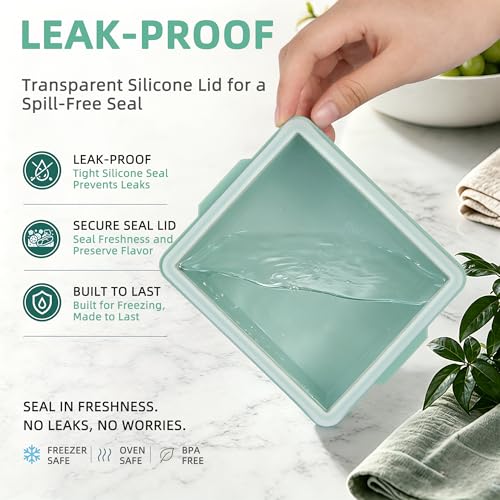 Multicolor 6-Piece Silicone Freezer Molds with Lids – BPA-Free, Microwave & Dishwasher Safe