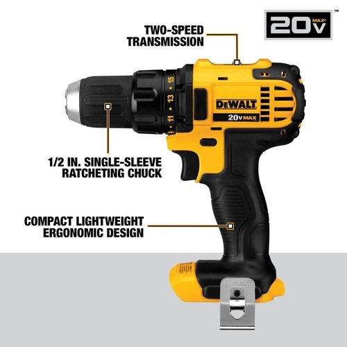 DEWALT 20V MAX Power Tool Combo Kit, 4-Tool Cordless Power Tool Set with 2 Batteries and Charger (DCK423D2)