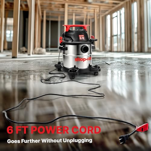 Shop-Vac 5 Gallon Wet Dry Vacuum Cleaner with Blower and 4 Peak HP Motor