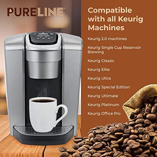Pureline Keurig Coffee Maker Water Filter Replacement Filter 12 Pack Charcoal