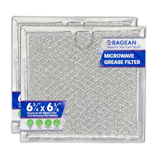 Bagean 2-Pack Microwave Filter 6.81 x 6.34 in Fits GE WB02X11534