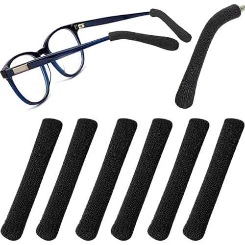 Glasses Ear Cushion, Eyeglasses Temple Tips Sleeve Protectors, Eyeglass Ears Behind Guards Ends Arm Covers