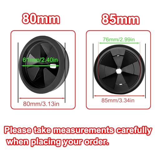 Anglepingping 3-1/8 Inch (80mm) Rubber Garbage Disposal Sink Baffle Splash Guard – Fits Insinkerator, Moen, Waste King, GE
