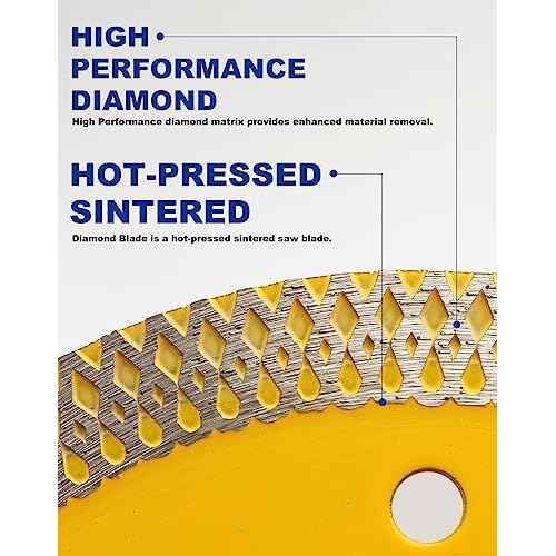 Super Thin Diamond Porcelain Blade Tile Blade for Cutting Porcelain Granite Marbles Tiles (4)