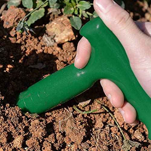 Teensery Plastic Garden Hole Punch Planting Weeding Transplanting Seedling Garden Tool
