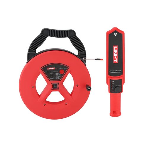UNI-T Uni-Trend Iron Pipe Blockage DetectorUT661C UT661D Plumbers Pipeline Clogging Locating Instrument Pinpointer Waterproof Iron Pipe Blockage Detector(UT661D)