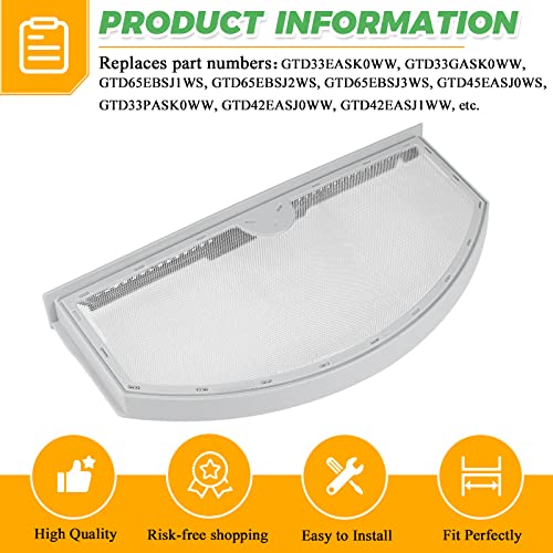 Techecook Stainless Steel Dryer Lint Filter Replacement for GE/Hotpoint Dryers