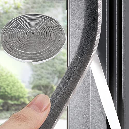 UpinFun 33 Ft Gray Self-Adhesive Weather Stripping for Doors & Windows, 0.35'' Wide x 0.2'' Thick - Variation of THIS listing