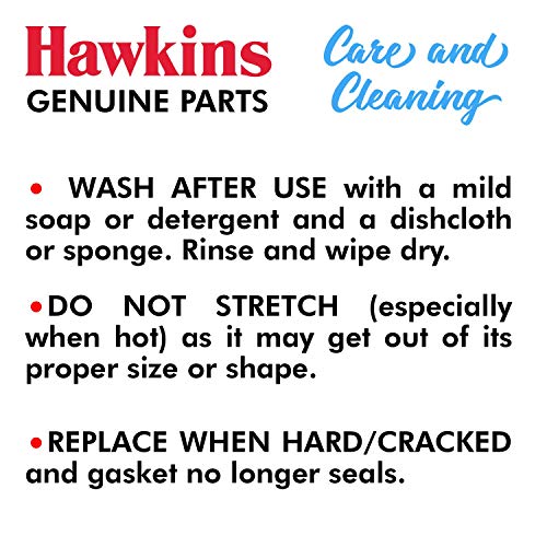Hawkins Pressure Cooker Gasket 3.5L–8L | Stainless Steel Contura 5L & 3–7L Radiant Seal
