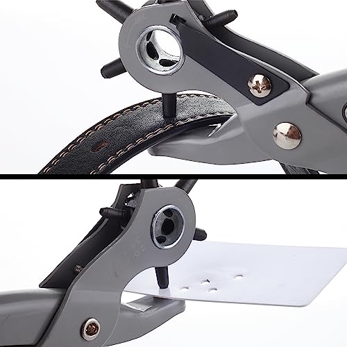 UNCO- Leather Hole Punch Tool, 5/64", 3/32", 7/64", 1/8", 5/32", 3/16"