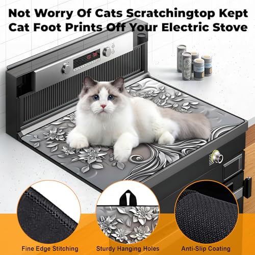 BSFHH XXL Heat-Resistant Stove Top Cover 28.5" x 20.5" Big Tree Pattern